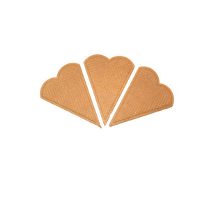 No. 538 | Heart-shaped decor wafer "Heidelberg" separated 90mm 12x200 pieces